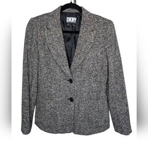 DKNY Vintage Women's Gray Blazer sz 6